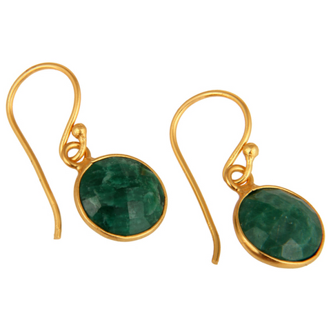 Emerald earrings